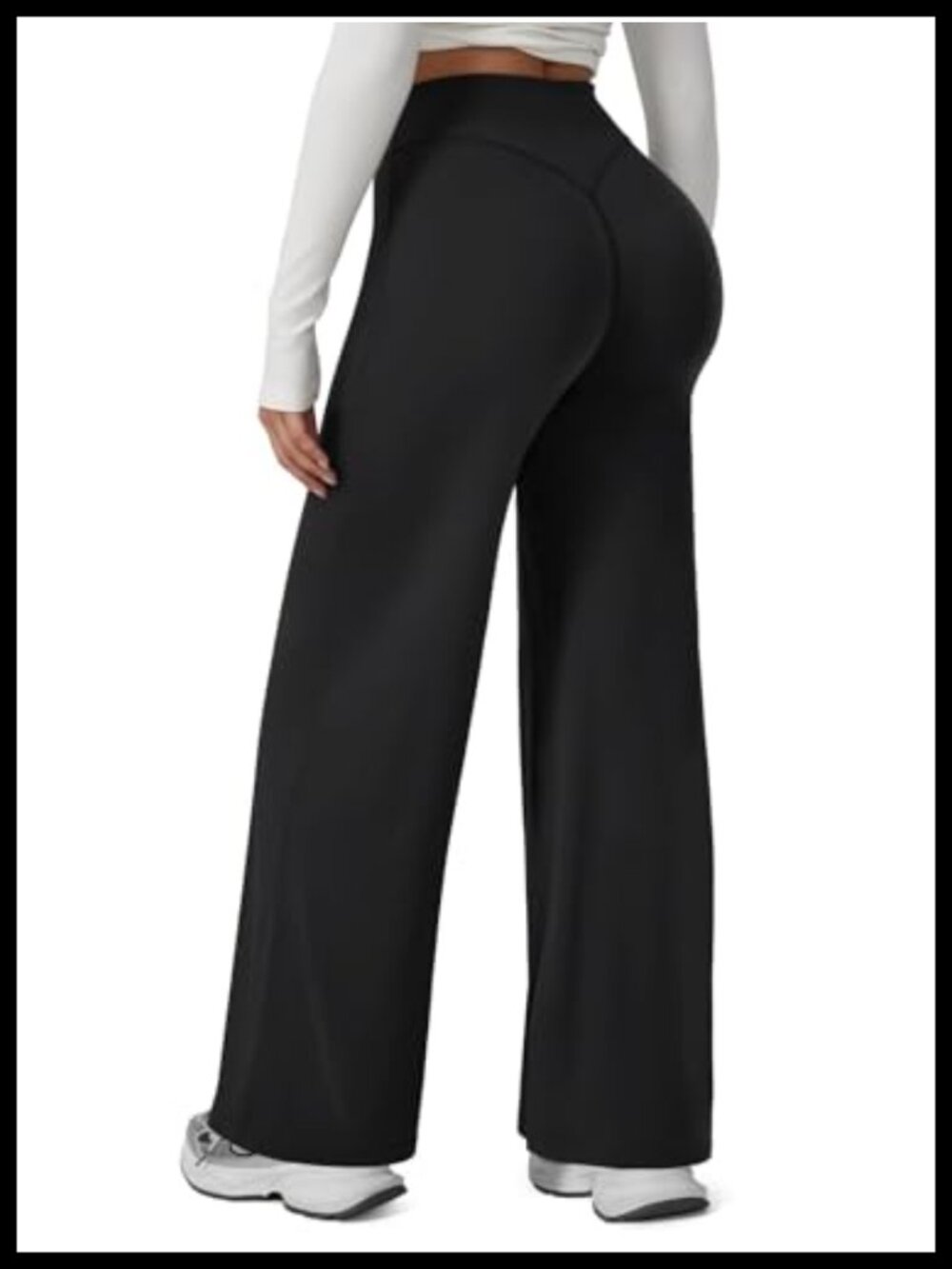High Waisted Wide Leg Leggings for Women, Buttery Soft Yoga Pants, Tummy Control